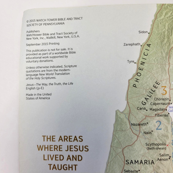 Jesus The Way The Truth The Life Book 2015 Watchtower Jehovah Paperback English - Picture 4 of 16